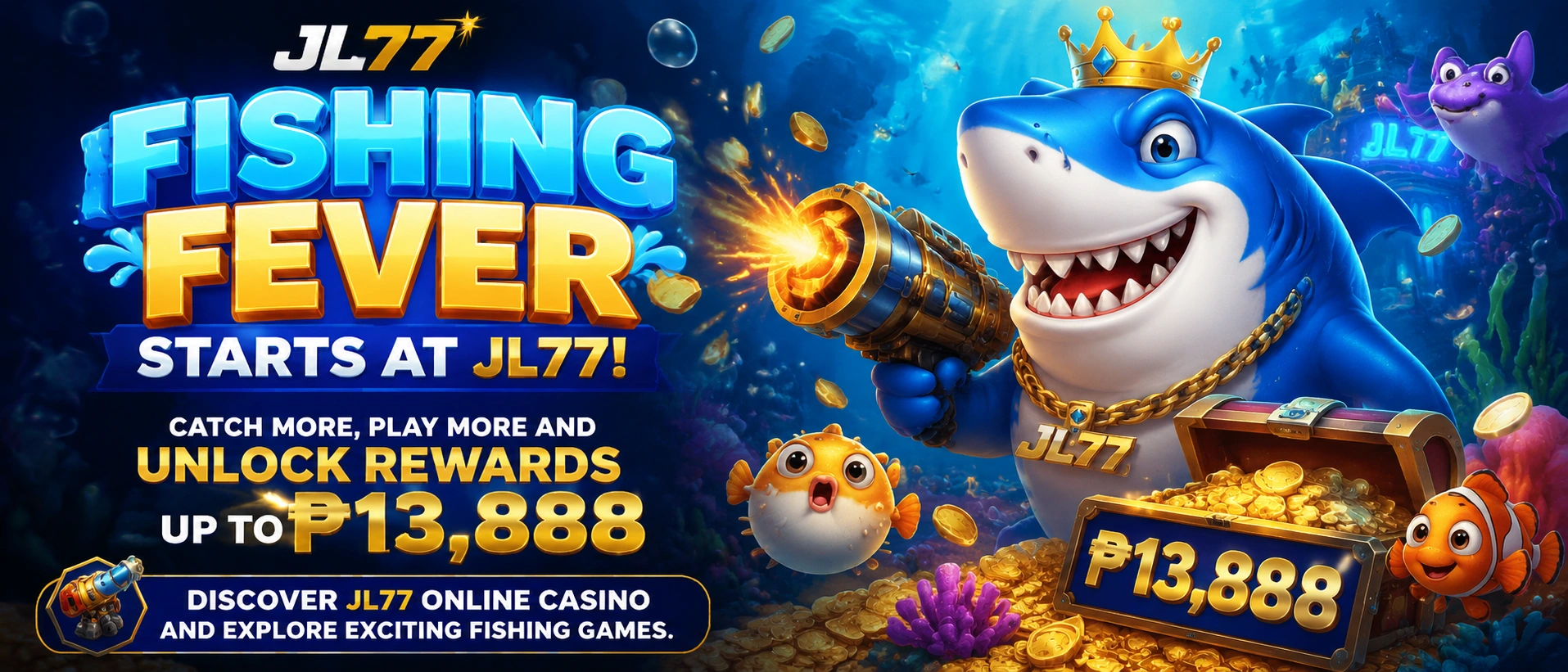 JL77 fish game room preview